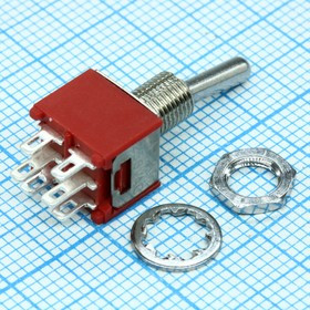 L-KLS7-SMS-203-A1, Переключатель миниатюрный 2 контактных группы на 3 положения