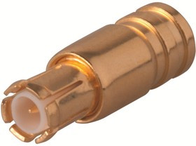 65_MCX-50-0-4/111_NE, Plug Cable Mount MCX Connector, Crimp Termination, Straight Body 65_MCX-50-0-4/111_NE, Plug Cable Mount MCX Connector, Crimp Termination, Straight Body