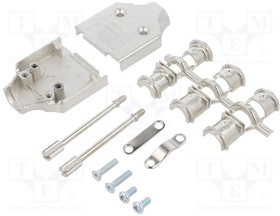 MHDM09-M3-K, Корпус для разъемов D-Sub, D-Sub 9pin, D-Sub HD 15pin, прямой