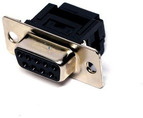 K99X-9S-BLK, D-Sub Standard Connectors 9P D-Sub IDC Fmle Black