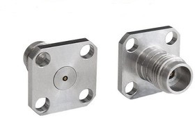RF185A4PCCA, Straight Flange Mount, Circular Coaxial Connector , Male/Female