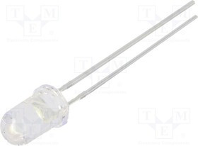 OSB64L5111A, LED; 5mm; blue (ice blue); 18000?20000mcd; 15°; Front: convex