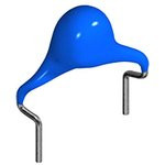 CC45SL3FD220JYGNA, Керамический дисковый конденсатор, 22 пФ, 3 кВ, CC45 Series, ± 5%, SL, 7.5 мм CC45SL3FD220JYGNA, Керамический дисковый конденсатор, 22 пФ, 3 кВ, CC45 Series, ± 5%, SL, 7.5 мм