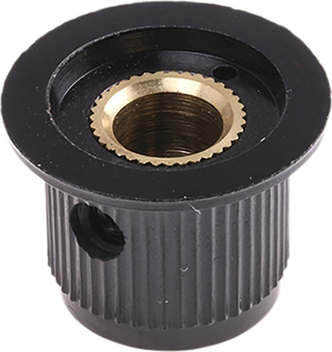 PK50B1/4, Knobs &amp; Dials .748" DOT IND/SKIRT STR KNURL KNOB