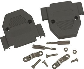 SPC15204, D SUB COVER, SIZE DB, ABS
