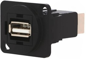 CP30209NMB, Адаптер USB, CSK Hole, Гнездо USB Типа A, Гнездо USB Типа B, USB 2.0, FT CP30209NMB, Адаптер USB, CSK Hole, Гнездо USB Типа A, Гнездо USB Типа B, USB 2.0, FT