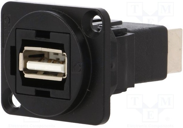 CP30209NMB, Адаптер USB, CSK Hole, Гнездо USB Типа A, Гнездо USB Типа B, USB 2.0, FT CP30209NMB, Адаптер USB, CSK Hole, Гнездо USB Типа A, Гнездо USB Типа B, USB 2.0, FT