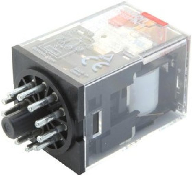MKS3PIN5AC230BYOMZ, Industrial Relay MKS 3CO AC 230V 10A Plug-In Terminal