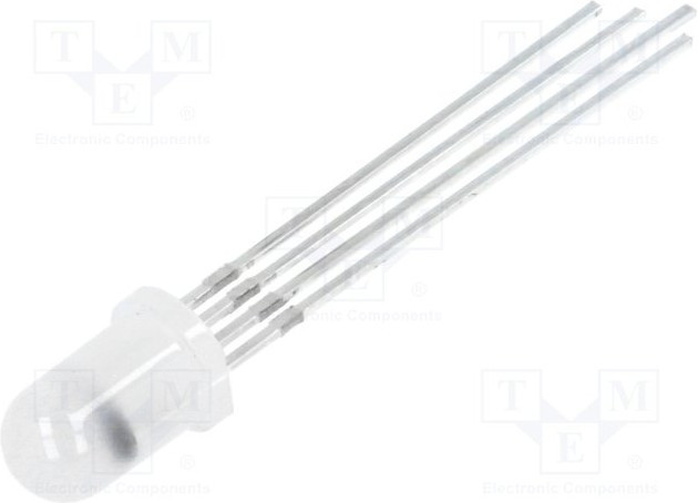 LL-509RGBM2E-004, LED; 5mm; RGB; 60°; Front: convex; 1.6?2.6/2.8?4/2.8?4V