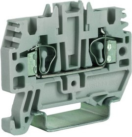 Клемма пруж. HMM.6GR 6кв.мм сер. DKC ZHM320GR