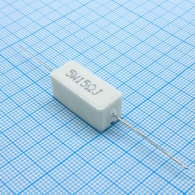 RX27-1 15 ОМ 5W 5% / SQP5, (SQP 5W 15 5%), Мощный постоянный резистор RX27-1 15кОм 5Вт +5% / SQP5, керамо-цементный корпус