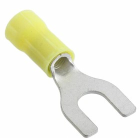 165019, Клемма типа вилка / ножевая, Серия PLASTI-GRIP, 12AWG до 10AWG, 6.64 мм², M6, 1/4"