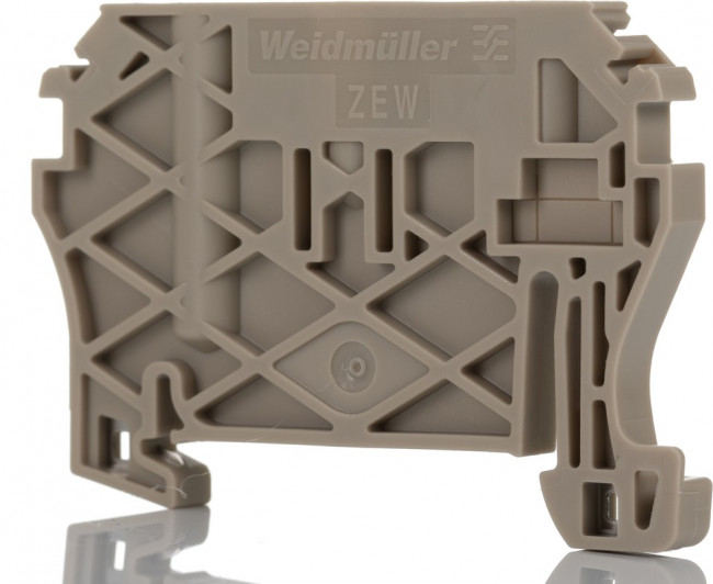 1781750000, WDU Series Dark Beige DIN Rail Terminal Block, 10mm², 1-Level, Screw Termination, ATEX