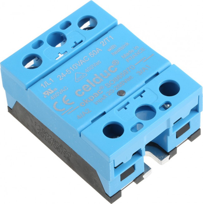 SO865970, SO8 Series Solid State Relay, 60 A Load, Panel Mount, 510 V rms Load, 265 V Control