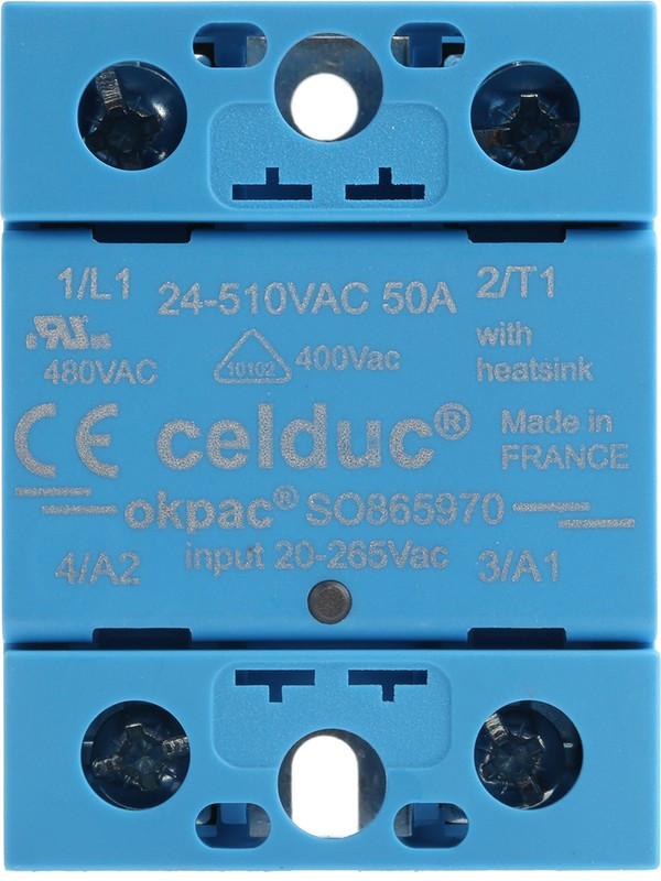SO865970, SO8 Series Solid State Relay, 60 A Load, Panel Mount, 510 V rms Load, 265 V Control