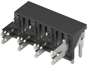 638307122004, Прямоугольный разъем питания, R/A, 4 контакт(-ов), WR-FAST, Монтаж на Печатную Плату 638307122004, Прямоугольный разъем питания, R/A, 4 контакт(-ов), WR-FAST, Монтаж на Печатную Плату