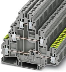 3214301, DIN Rail Terminal Blocks UT 2,5-PE/L/L