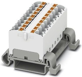 3273714, DIN Rail Terminal Blocks PTFIX 18X4-NS35A WH