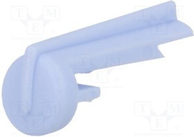 A1105006, Указатель, пластмасса, синий, распорным стержнем, Форма: стрелка