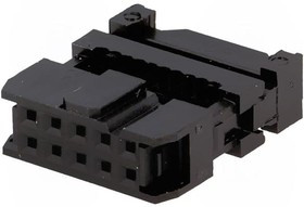 T812110A101CEU, Вилка; IDC; "мама"; PIN: 10; с зажимом шлейфа; IDC; на шлейф; 1,27мм T812110A101CEU, Вилка; IDC; "мама"; PIN: 10; с зажимом шлейфа; IDC; на шлейф; 1,27мм