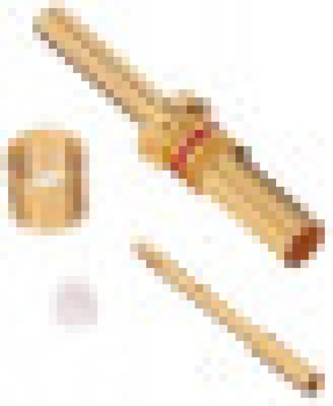 809-114, COAX CONTACT, PIN, SIZE 16, CRIMP