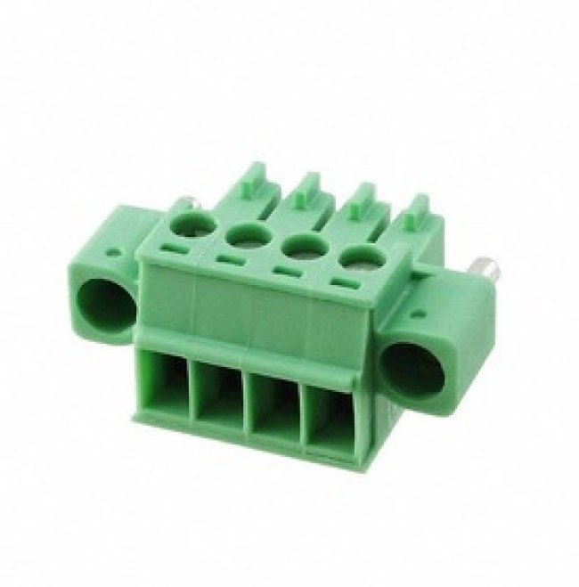 1847071, Pluggable Terminal Blocks 4 Pos 3.5mm pitch Plug 28-16 AWG Screw