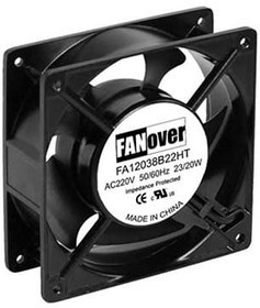 Вентилятор FANOVER FA12038B22HL 120х120х38мм 220В