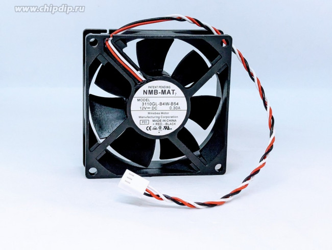 Вентилятор NMB-MAT 3110GL-B4W-B54 80x25мм 12V 0.3A OEM