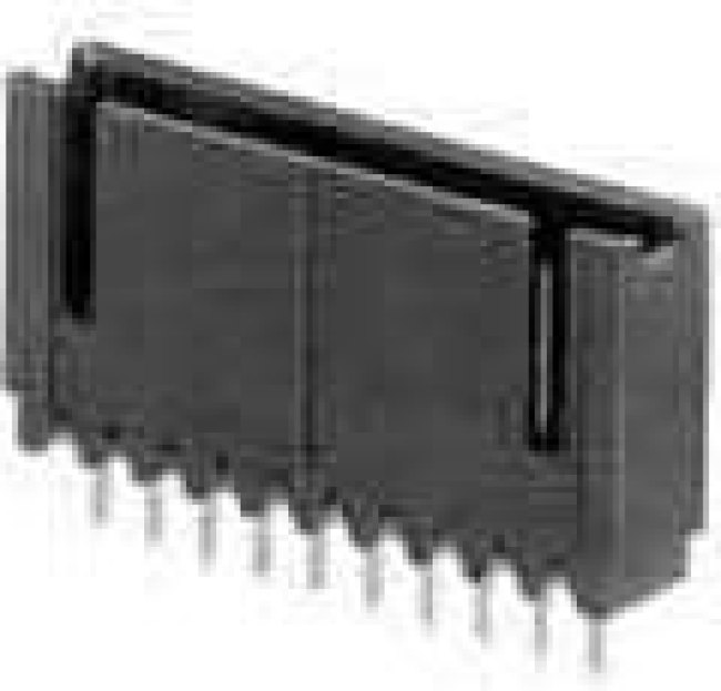 5-102202-7, Headers &amp; Wire Housings SHROUDED VER SNGL 10 with standoffs