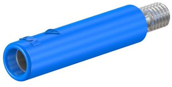 23.1033-23, Blue Female Banana Socket, 4 mm Connector, Screw Termination, 32A, 600V, Nickel Plating