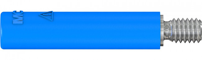 23.1033-23, Blue Female Banana Socket, 4 mm Connector, Screw Termination, 32A, 600V, Nickel Plating