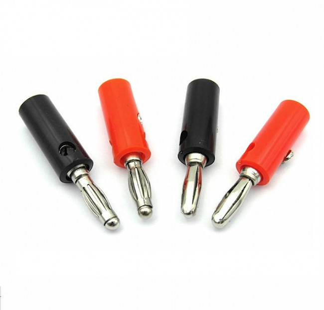 PL2233, Разъем BANANA штекер пластик на кабель, винт, 2 шт. телеметрия PL2233, Разъем BANANA штекер пластик на кабель, винт, 2 шт. телеметрия