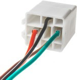 GRP10045, Колодка соединительная реле стартера для а/м ГАЗ 4 контакта (аналог 9441СБ4) GANZ GRP10045