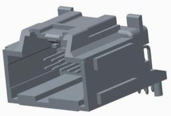 34691-6160, Automotive Connectors STAC64 RA PAP HDR 16 CKT BLK POL A