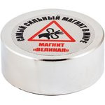 Неодимовый магнит диск Магнит Великан 50х20 мм, N38