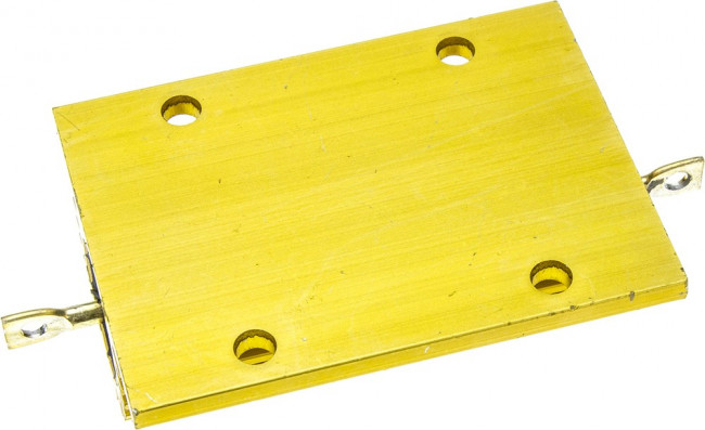 HS100 2R2 J, Резистор: проволочный; с радиатором; винтами; 2,2Ом; 100Вт; ±5%