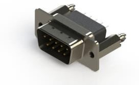 627-009-321-056, D-Sub Standard Connectors 9 POS PLUG VERT