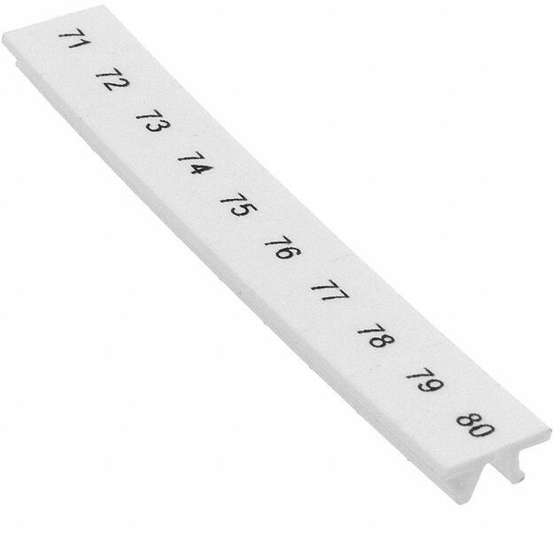 1051016:0071, Terminal Block Tools &amp; Accessories 6.2mm HZ STRIP 71-80