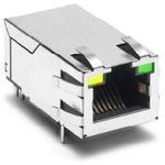 JK0-0133NL, Conn RJ-45 F 8 POS 2.03mm Solder RA Thru-Hole 14 Terminal 1 Port