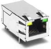 JK0-0133NL, Conn RJ-45 F 8 POS 2.03mm Solder RA Thru-Hole 14 Terminal 1 Port