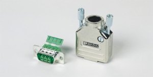 2749550, SCT-D-SUB9-KG Series Zinc D Sub Backshell, 3 Way