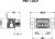 2749550, SCT-D-SUB9-KG Series Zinc D Sub Backshell, 3 Way 2749550, SCT-D-SUB9-KG Series Zinc D Sub Backshell, 3 Way
