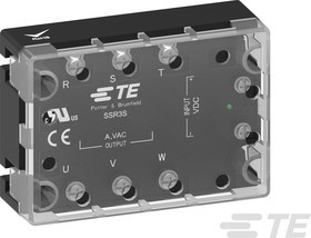 2345984-7, SSR3 Series Solid State Relay 3 Phase, 40 A Load, Panel Mount, 480 V ac Load 2345984-7, SSR3 Series Solid State Relay 3 Phase, 40 A Load, Panel Mount, 480 V ac Load
