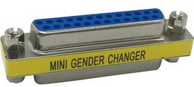 RND 205-00851, D-Sub Gender Changer, D-Sub 25-Pin Socket / D-Sub 25-Pin Socket
