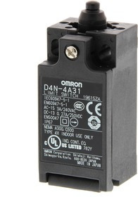 D4N4A31, D4N Series Plunger Top Plunger, NO/NC, IP67, DPST