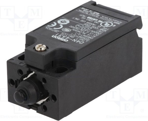 D4N4A31, D4N Series Plunger Top Plunger, NO/NC, IP67, DPST