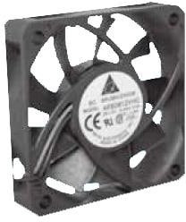 AFB0624VHC, DC Fans DC Tubeaxial Fan, 60x13mm, 24VDC, Ball Bearing, Lead Wires, Locked Rotor Sensor