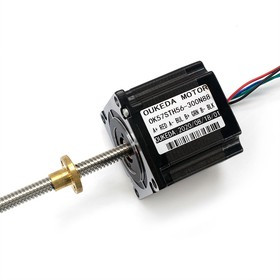 Двигатель шаговый NEMA 23 OK57STH56-2804A-300ST82 1.8° 2.8A с акуатором Двигатель шаговый NEMA 23 OK57STH56-2804A-300ST82 1.8° 2.8A с акуатором