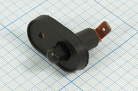 Микропереключатель, 20А, переключение ON-(OFF), ASW18, 12В, d11.0