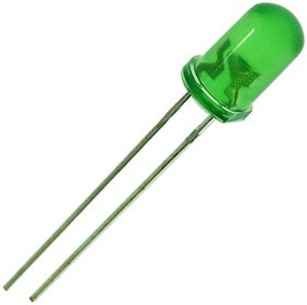 GNL-3012GD, Светодиод зеленый 60° d=3мм 5-10мКд 565нМ (Green)